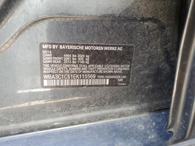 WBA3C1C51EK115569 BMW 328 I Sulev