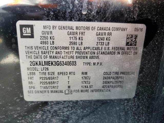 2GKALMEK3G6340603 GMC Terrain Sle