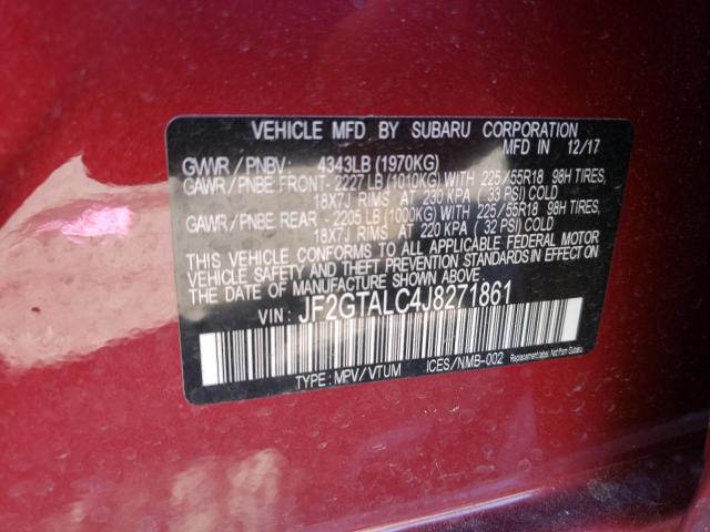 JF2GTALC4J8271861 Subaru Crosstrek Limited