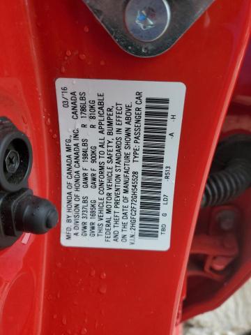 2HGFC2F72GH545528 Honda CIVIC EX