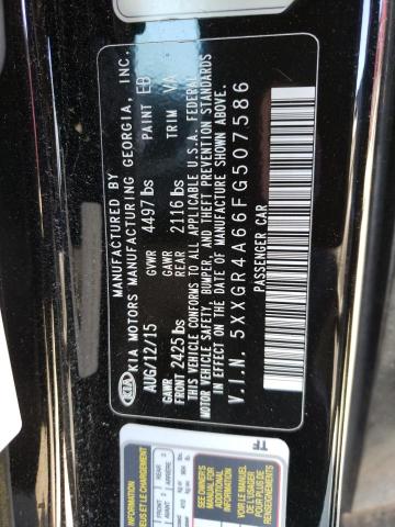 5XXGR4A66FG507586 KIA OPTIMA SX
