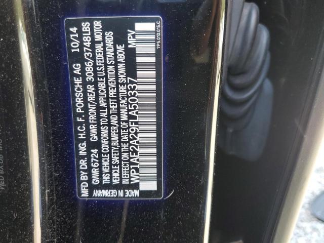 2015 PORSCHE CAYENNE SE - WP1AE2A29FLA50337
