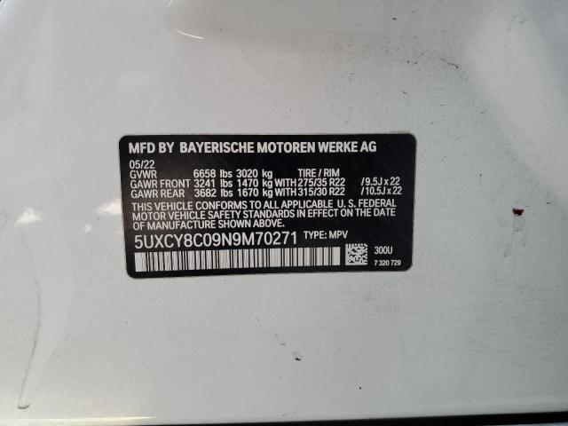 5UXCY8C09N9M70271 BMW X6 M50i