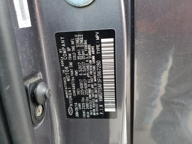 2015 HYUNDAI TUCSON GLS - KM8JT3AF3FU967280