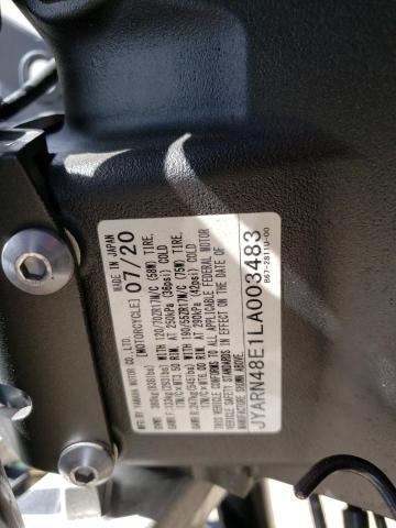2020 YAMAHA MTN1000 JYARN48E1LA003483