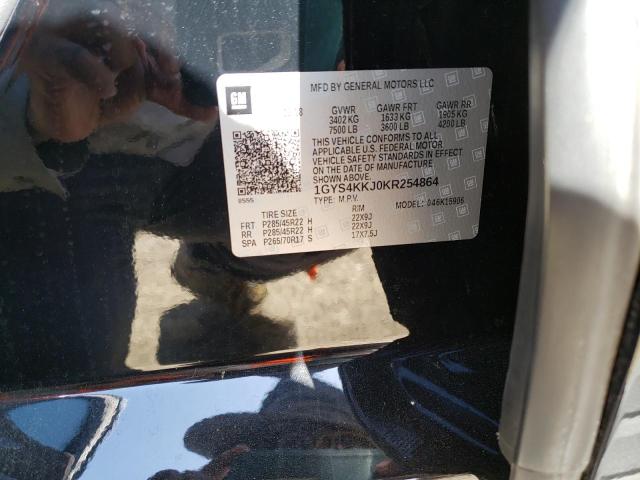 1GYS4KKJ0KR254864 Cadillac Escalade Esv Platinum