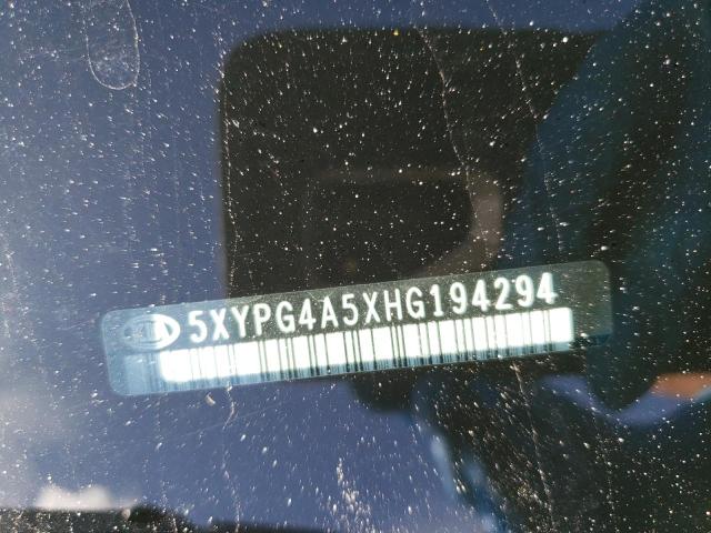 5XYPG4A5XHG194294 KIA SORENTO LX