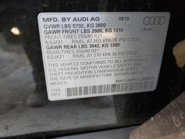 2020 AUDI SQ5 PRESTI WA1C4AFY7L2003923