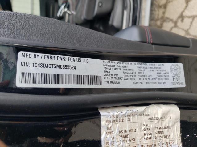 2021 DODGE DURANGO RT - 1C4SDJCT5MC555524