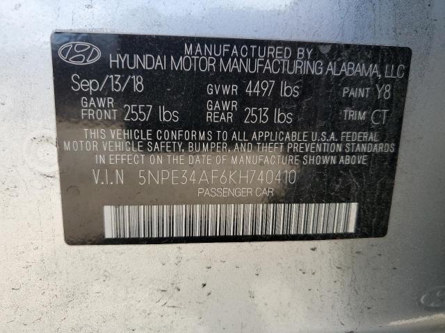 2019 HYUNDAI SONATA LIM - 5NPE34AF6KH740410