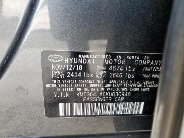 2019 GENESIS G70 ADVANC KMTG64LA6KU030948