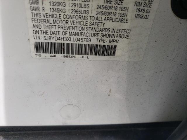 5J8YD4H3XLL045769 Acura MDX