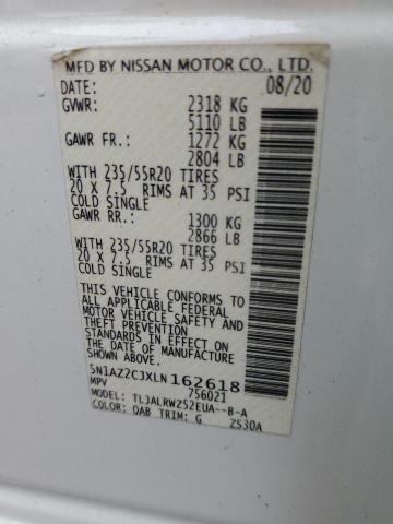 5N1AZ2CJXLN162618 Nissan MURANO SL