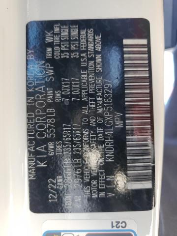 KNDRH4LGXP5163297 KIA SORENTO EX