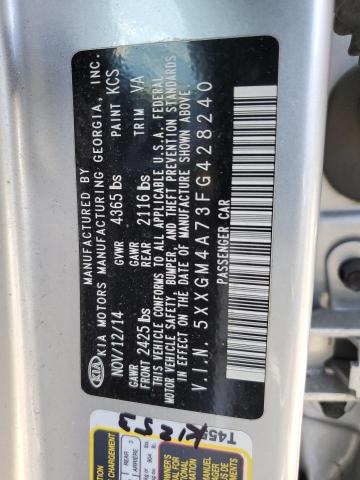 5XXGM4A73FG428240 KIA Optima Lx