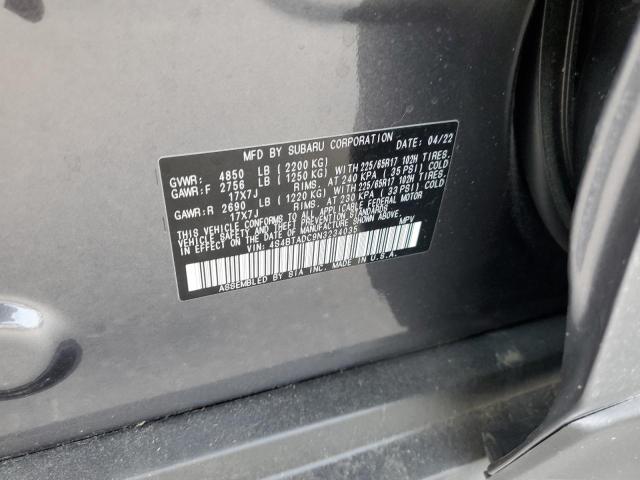 4S4BTADC9N3234035 Subaru Outback Premium
