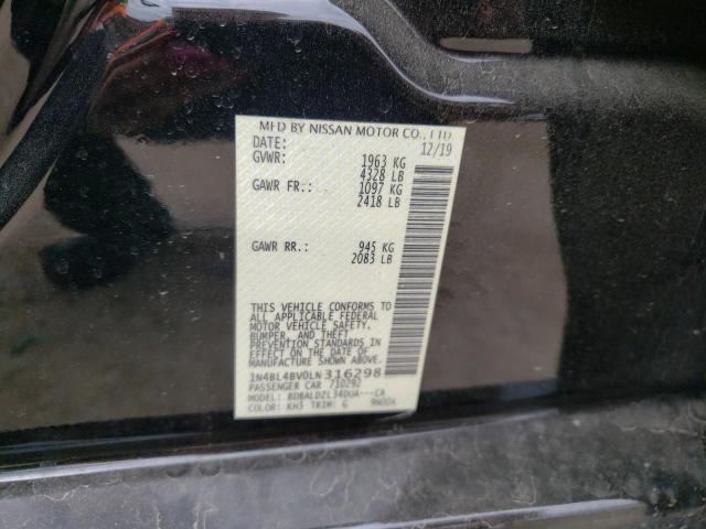 1N4BL4BV0LN316298 Nissan ALTIMA S