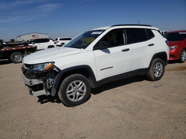 Salvage cars for sale from Copart Amarillo, TX: 2018 Jeep Compass Sport