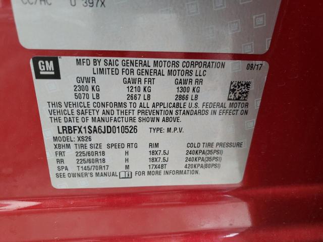 LRBFX1SA6JD010526 Buick Envision Essence