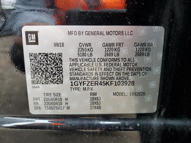 2019 CADILLAC XT4 SPORT - 1GYFZER45KF103928