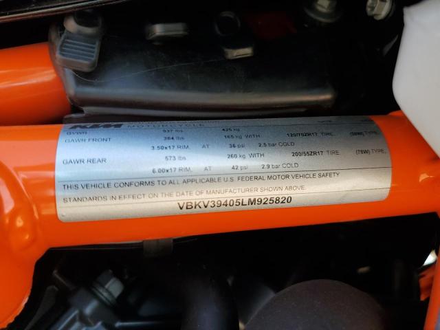 2020 KTM 1290 SUPER - VBKV39405LM925820