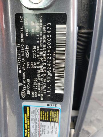 2021 KIA K5 LX - 5XXG24J25MG005473