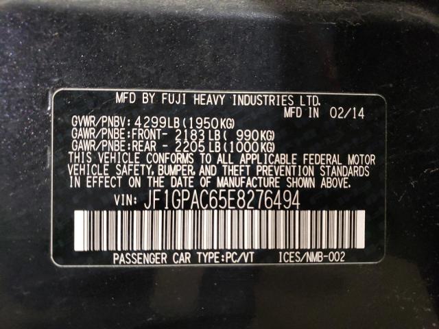 JF1GPAC65E8276494 Subaru Impreza Premium