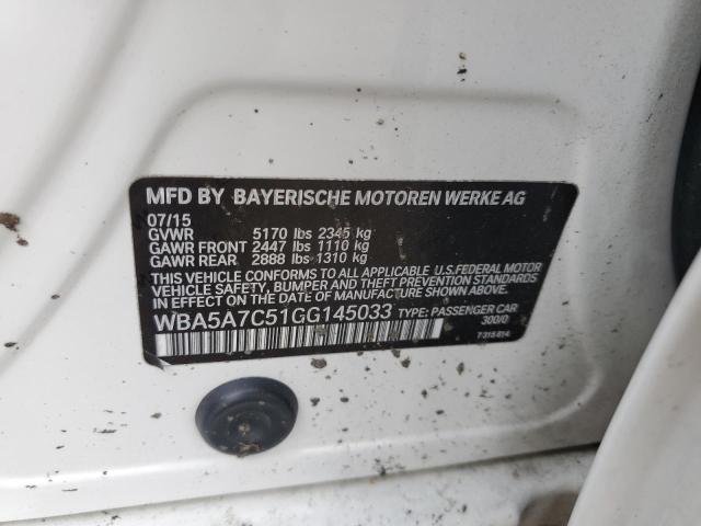 2016 BMW 528 XI - WBA5A7C51GG145033