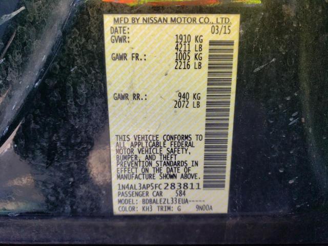 1N4AL3AP5FC283811 Nissan ALTIMA 2.5
