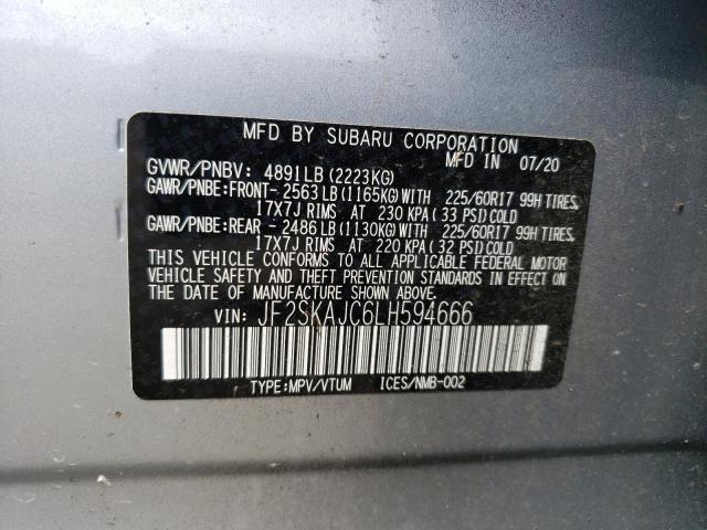 JF2SKAJC6LH594666 Subaru Forester Premium