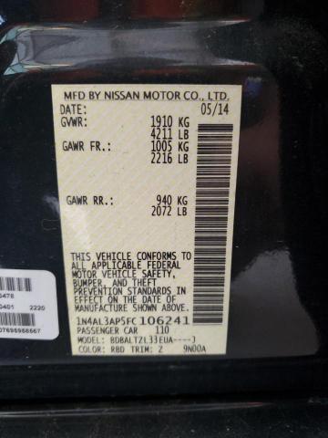 1N4AL3AP5FC106241 Nissan ALTIMA 2.5