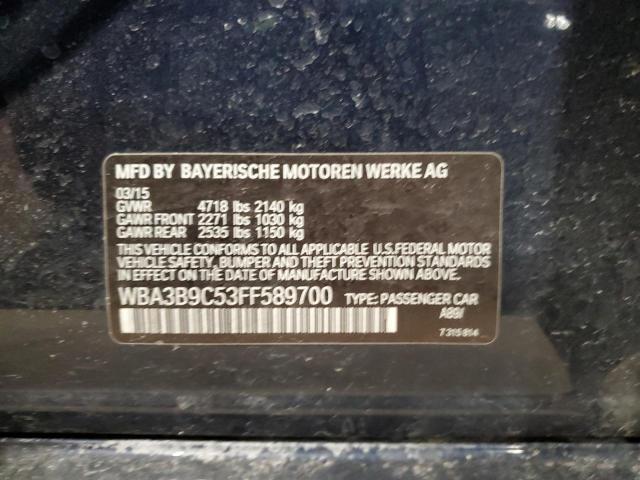2015 BMW 335 XI - WBA3B9C53FF589700