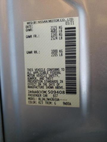 1N4AA6CV3MC509408 Nissan MAXIMA SV