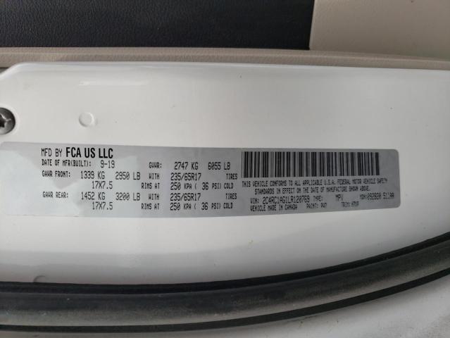 2020 CHRYSLER VOYAGER L 2C4RC1AG1LR120769