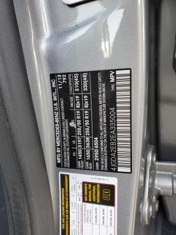 4JGDA2EB2EA335004 Mercedes-Benz Ml 350 Bluetec