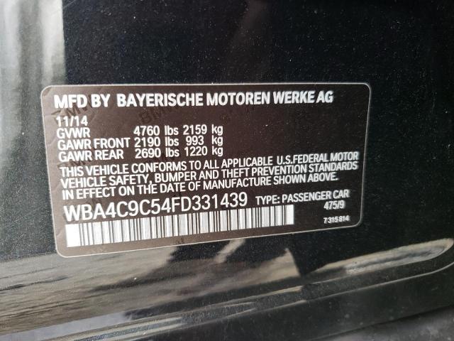 2015 BMW 428 XI GRA - WBA4C9C54FD331439