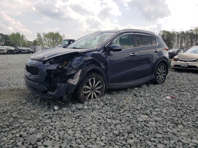 Salvage cars for sale from Copart Mebane, NC: 2018 KIA Sportage EX