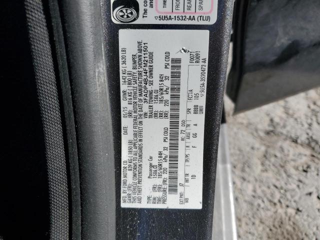 3FADP4BJ4FM211501 Ford FIESTA SE