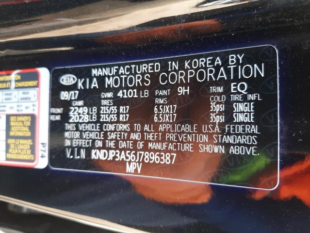 KNDJP3A56J7896387 KIA SOUL +