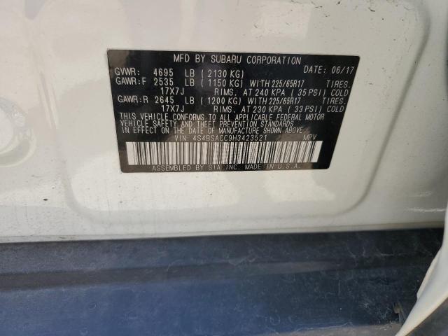 4S4BSACC9H3423521 Subaru Outback 2.5i Premium