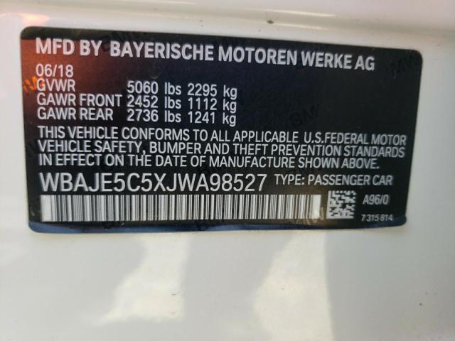 2018 BMW 540 I - WBAJE5C5XJWA98527