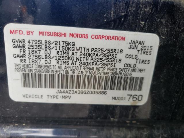 JA4AZ3A38GZ005886 Mitsubishi Outlander Se