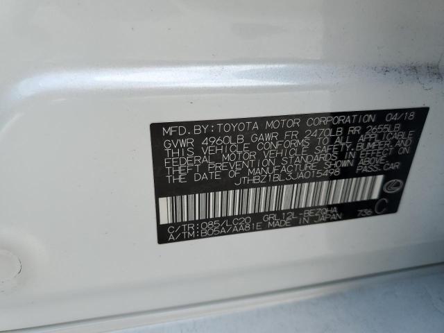 2018 LEXUS GS 350 BAS - JTHBZ1BL3JA015498