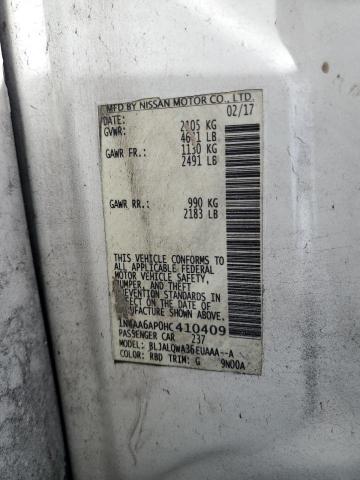 2017 NISSAN MAXIMA 3.5 - 1N4AA6AP0HC410409