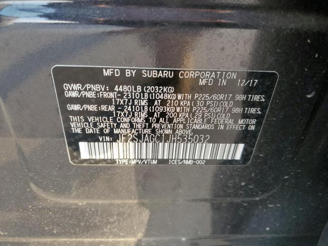 JF2SJAGC1JH535032 Subaru Forester 2.5i Premium