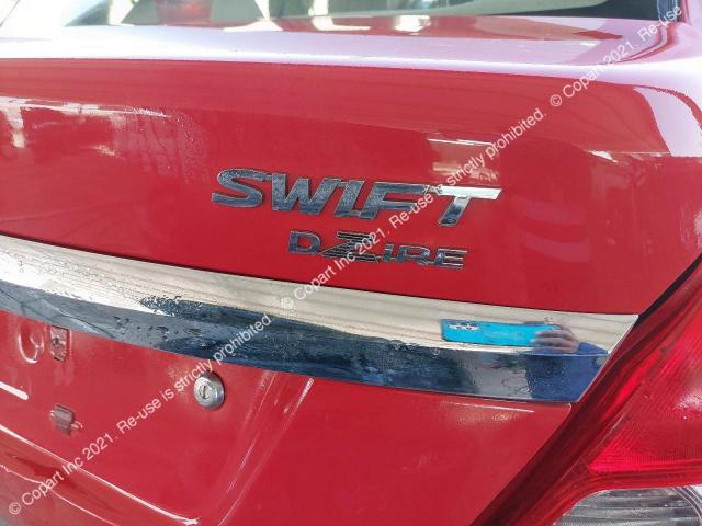 MA3ZF6B16DA270295 Auction: COPART UAE Lot: 47533763 Location: DUBAI INDUSTRIAL CITY - DUBAI MA3ZF6B16DA270295 SUZUKI SWIFT 2013 RED Photo 12