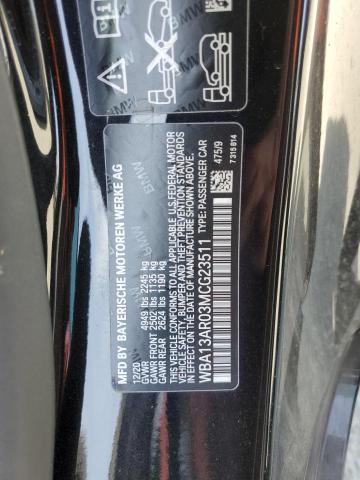2021 BMW M440XI - WBA13AR03MCG23511