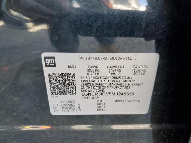 2021 CHEVROLET TRAVERSE R 1GNERJKW5MJ245550