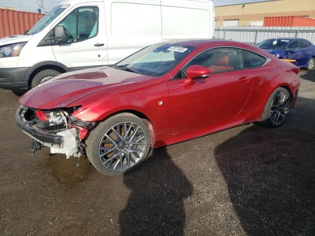 Salvage cars for sale from Copart Bowmanville, ON: 2017 Lexus RC 300