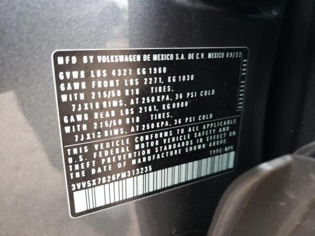 2023 VOLKSWAGEN TAOS SE - 3VVSX7B26PM313235